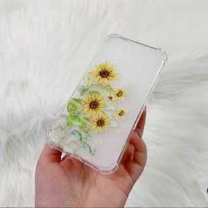 iPhone 11 Sunflower Clear Transparent Case